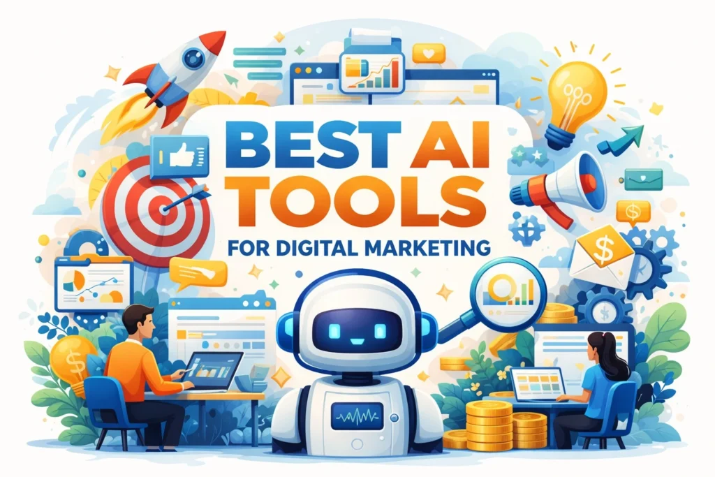 Best 5 Ai Tools For Digital Marketing In 2026 best ai tools for digital marketing image