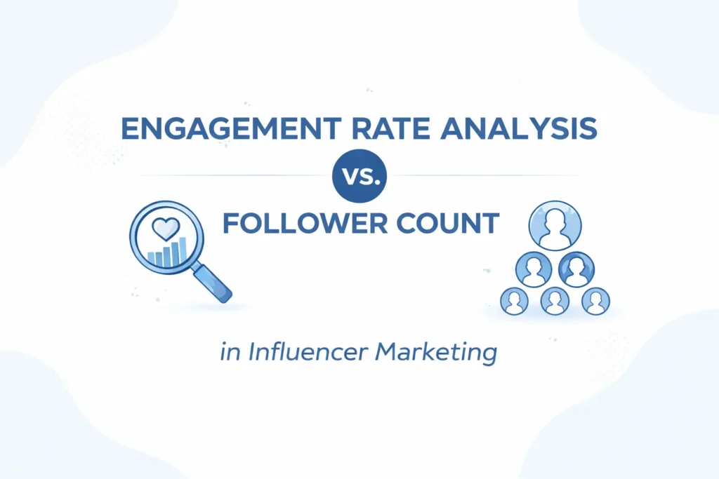Engagement Rate Analysis vs. Follower Count in Influencer Marketing