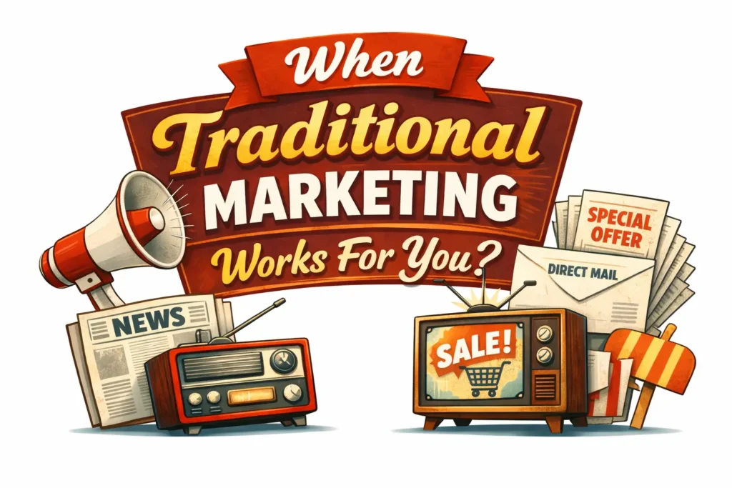 Traditional Marketing vs Digital Marketing: What Works Best for Growth in 2026? Traditional Marketing